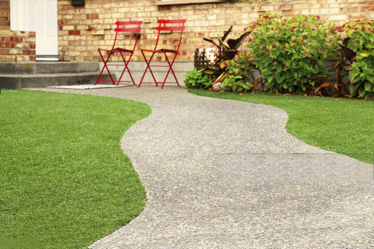 Grama sintética para decoração